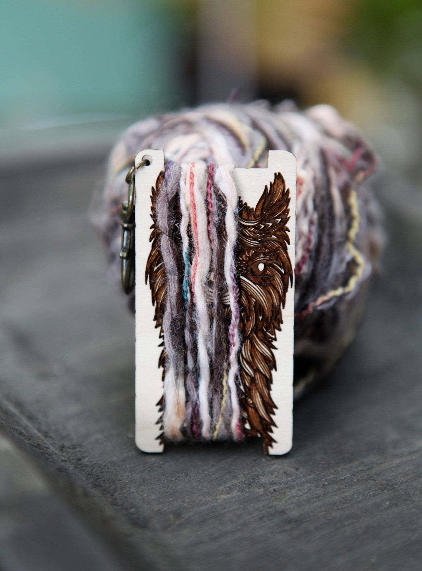 Alpaca Spinners Maple WPI Ruler for Yarn Gauge Control