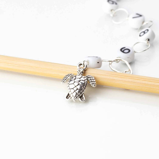 Tiny Sea Turtle Row Counter for Knitting