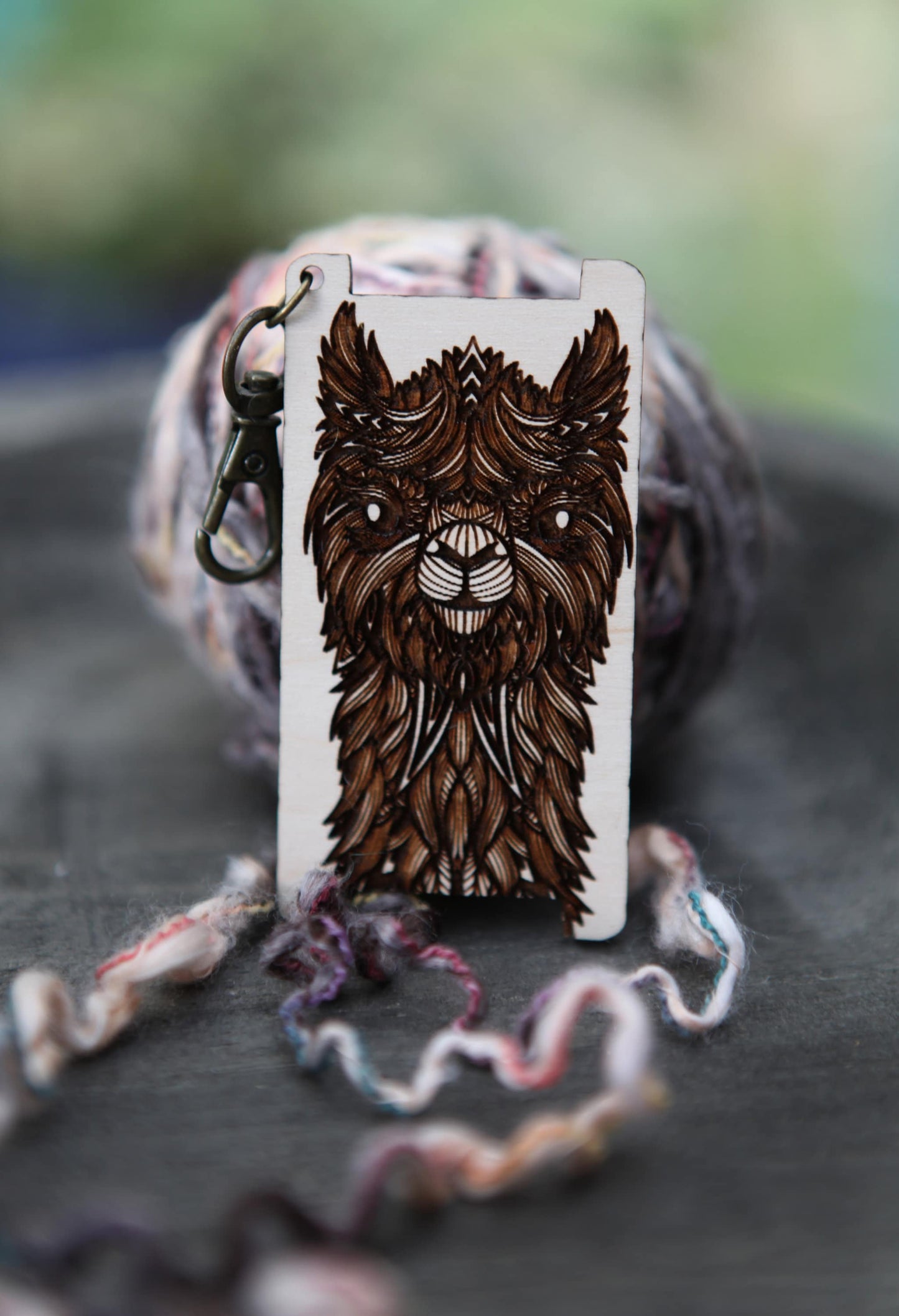 Alpaca Spinners Maple WPI Ruler for Yarn Gauge Control