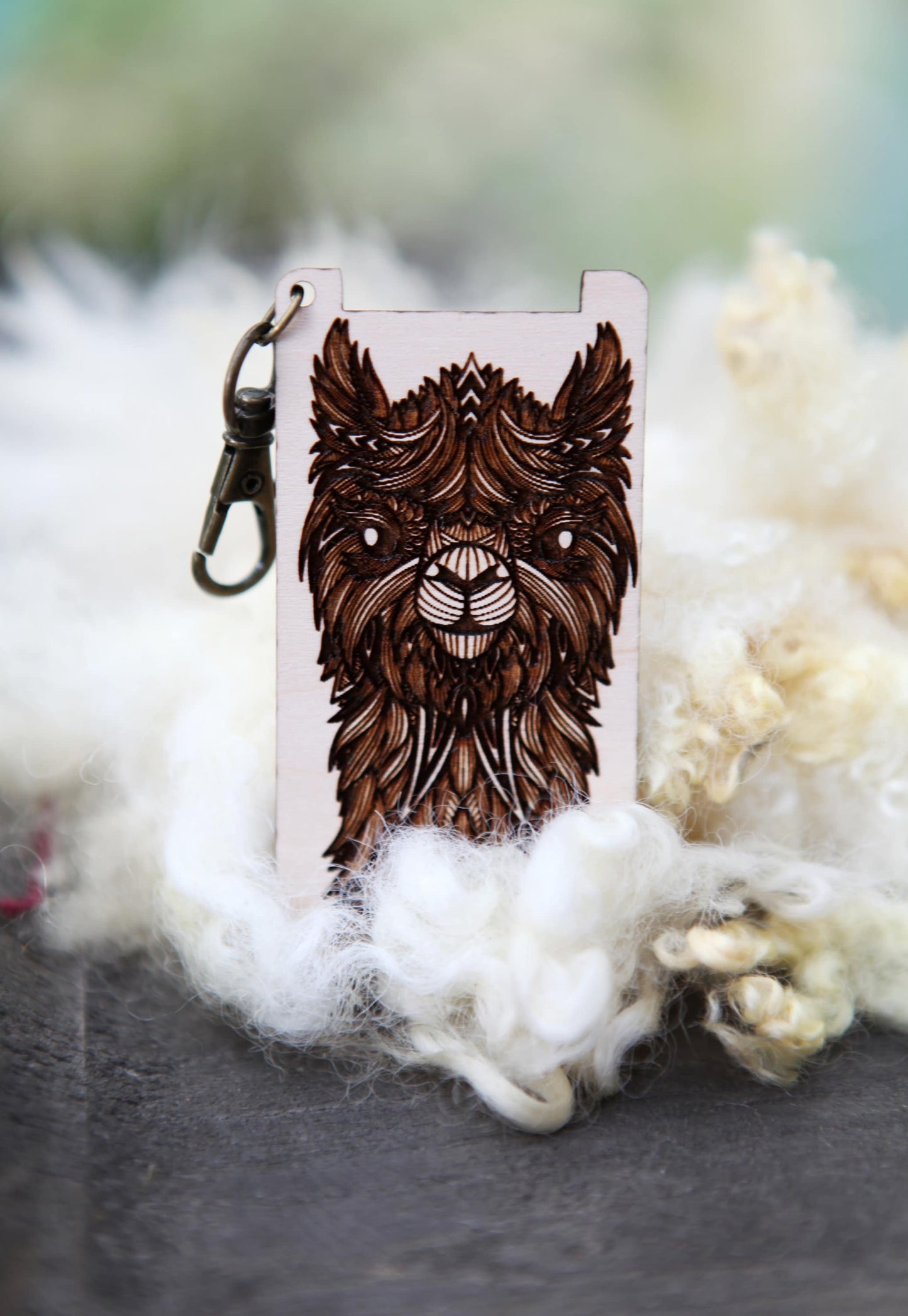 Alpaca Spinners Maple WPI Ruler for Yarn Gauge Control