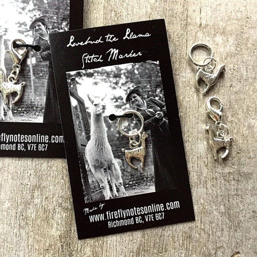 Llama Stitch Marker, 10 Mm Snag Free or Removable