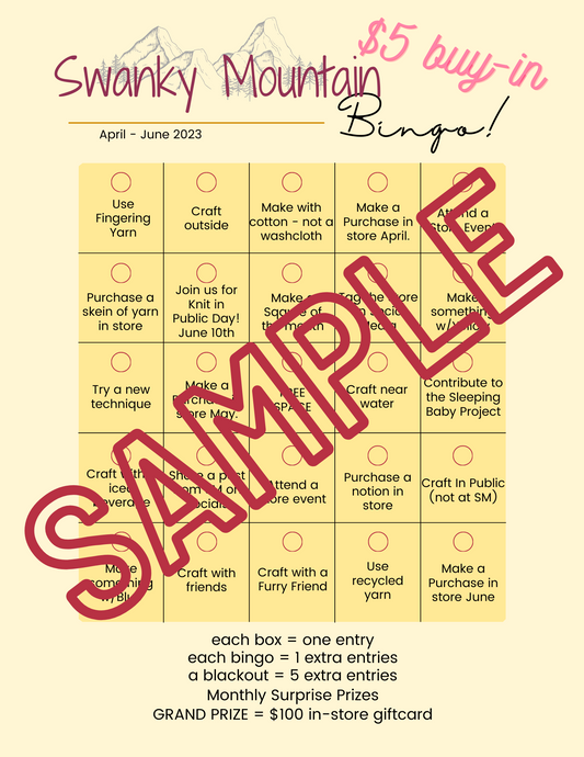 BINGO Card - April-June 2024