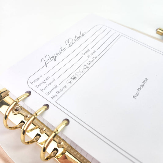 Indigo Grove Project Journal Planner for Knitters & Crocheters