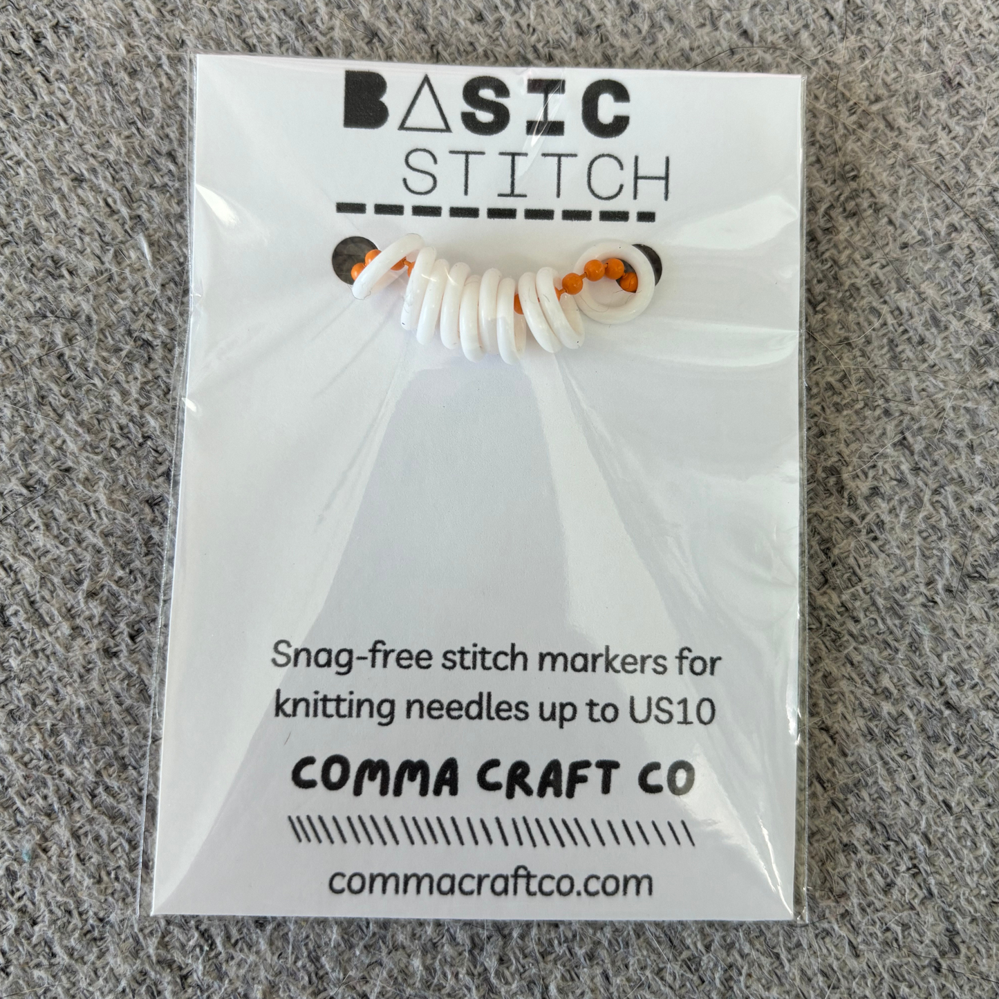 Basic Stitch Set - Neon Snag-Free Silicone Stitch Markers