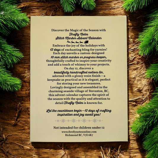 2025 Stitch Marker Advent Calendar