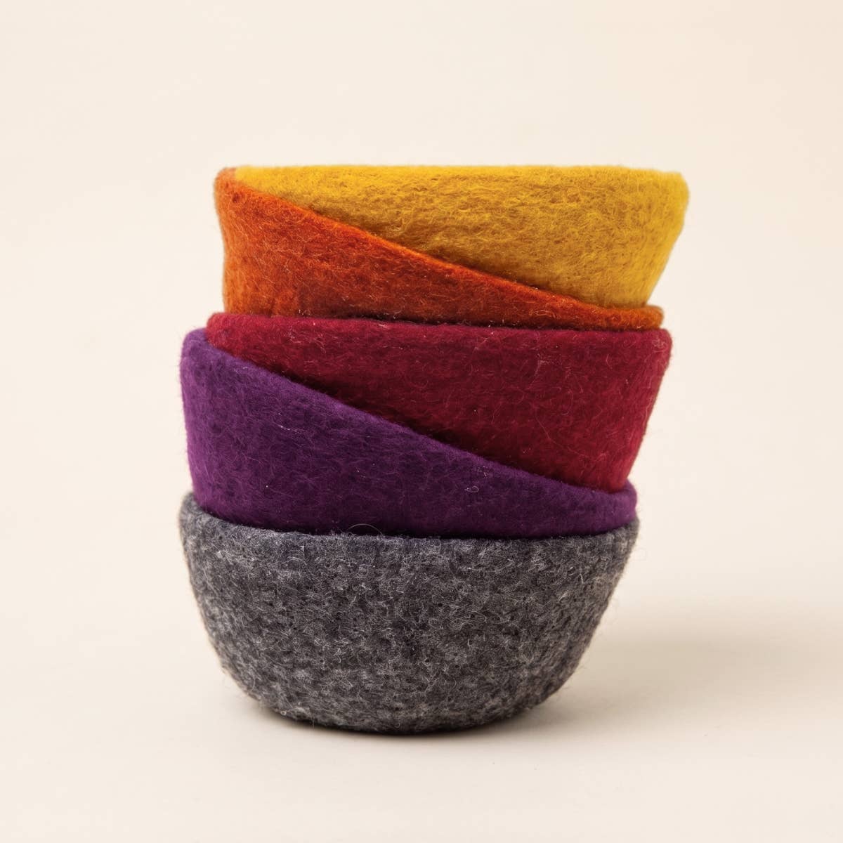 Radiant Felt Bowls | Wool Felt Bowls | Yarn Storage Bowls