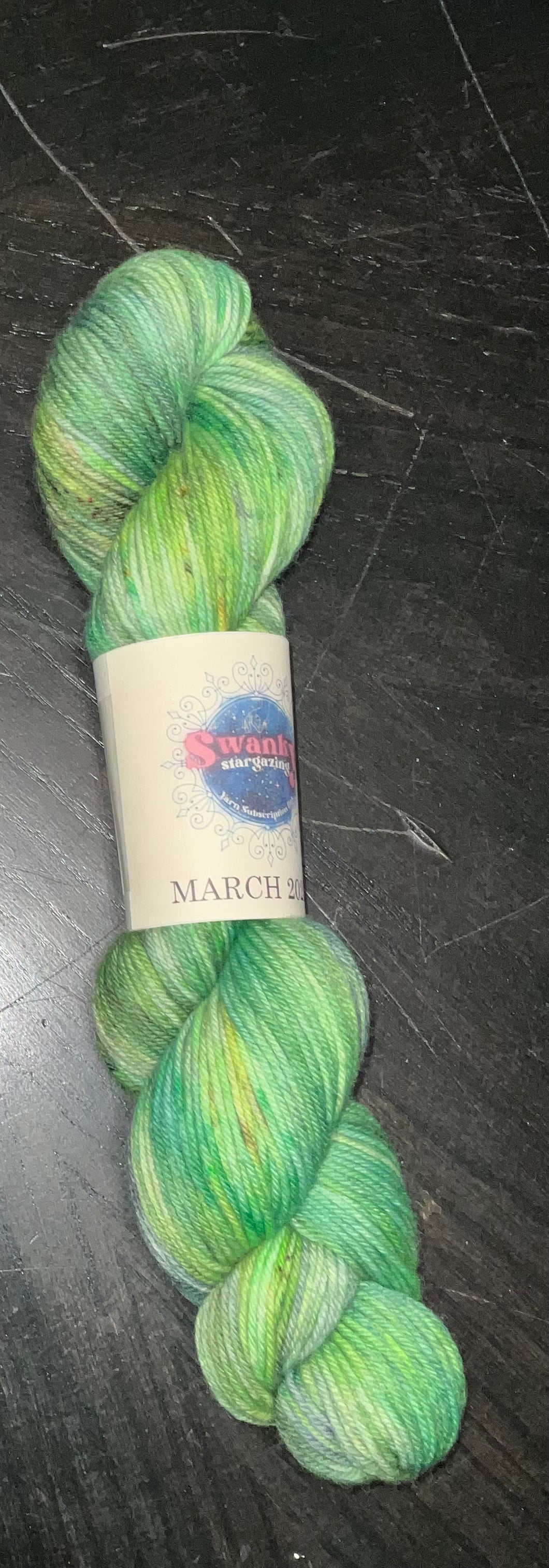 Swanky Stargazing Yarn from the 2025 subscription