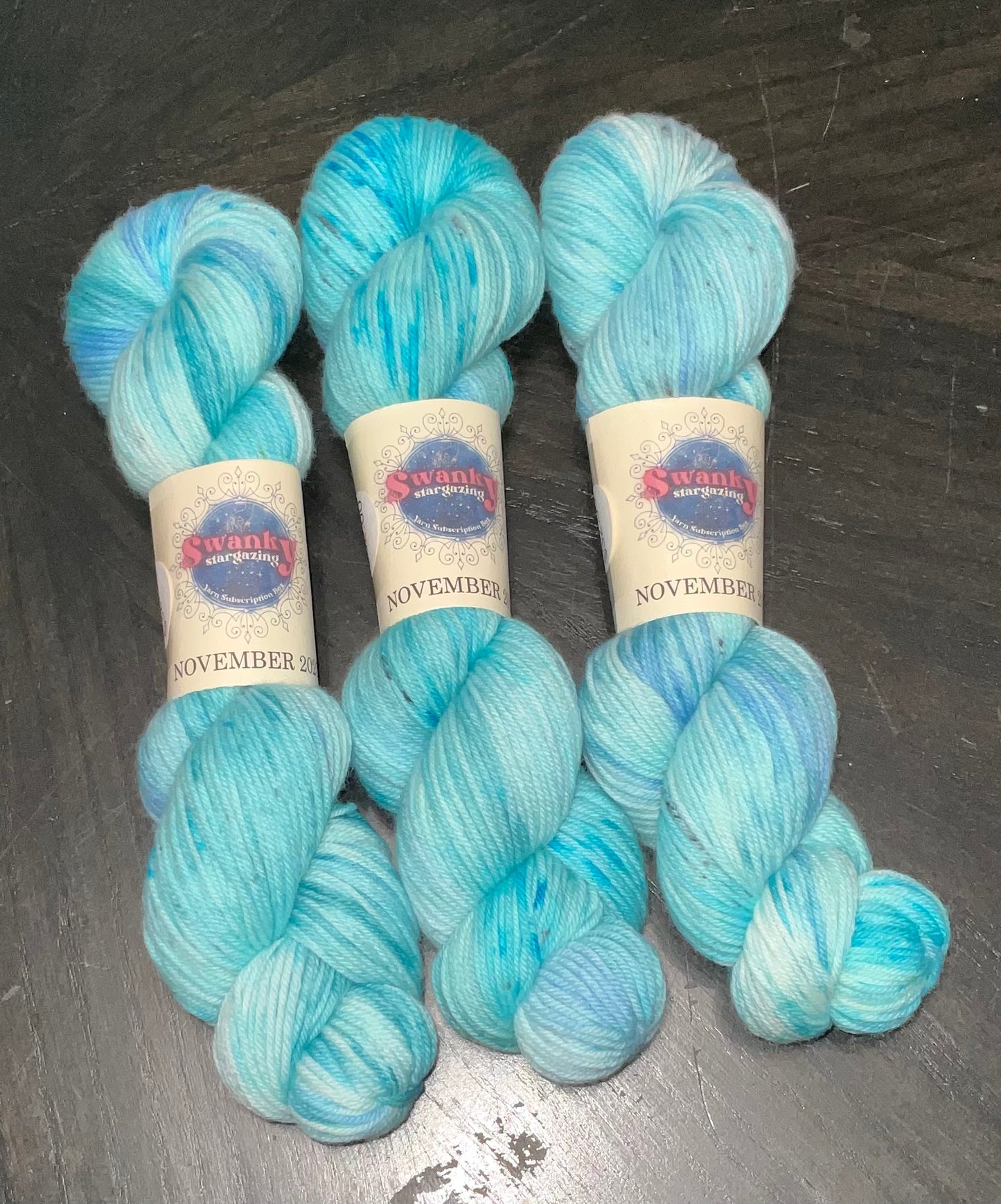 Swanky Stargazing Yarn from the 2025 subscription