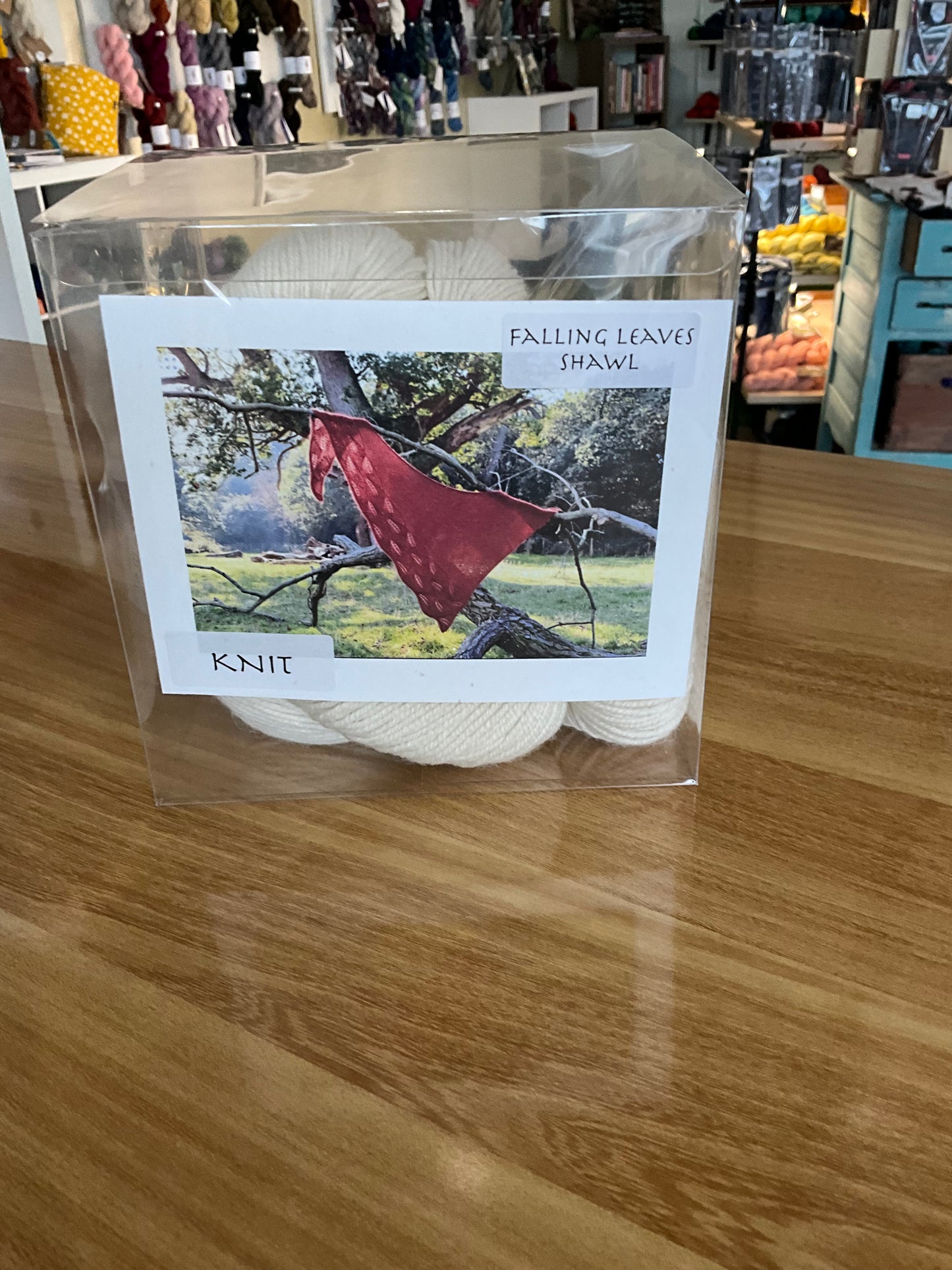 Falling Leaves Shawl Kit