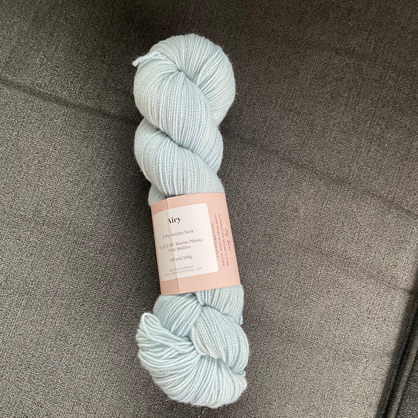 Salty Blond Fibers - Stellina Fingering