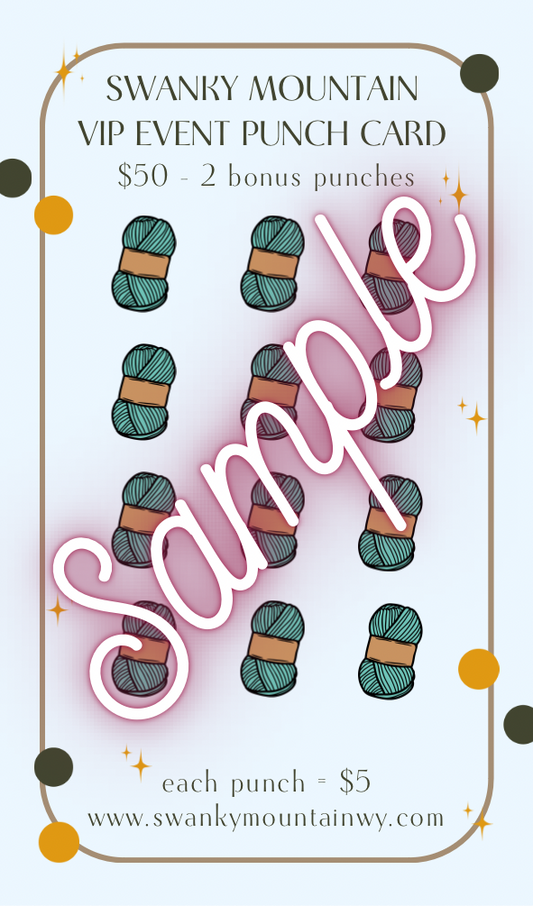 Event Punch Cards