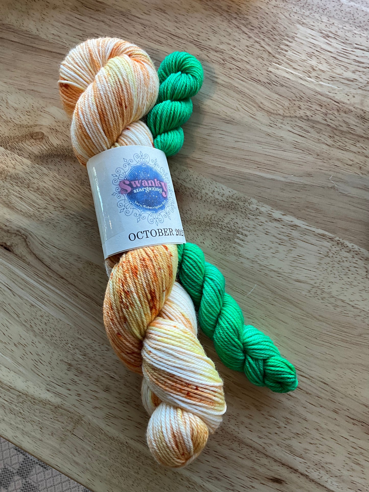 Swanky Stargazing Yarn from the 2025 subscription