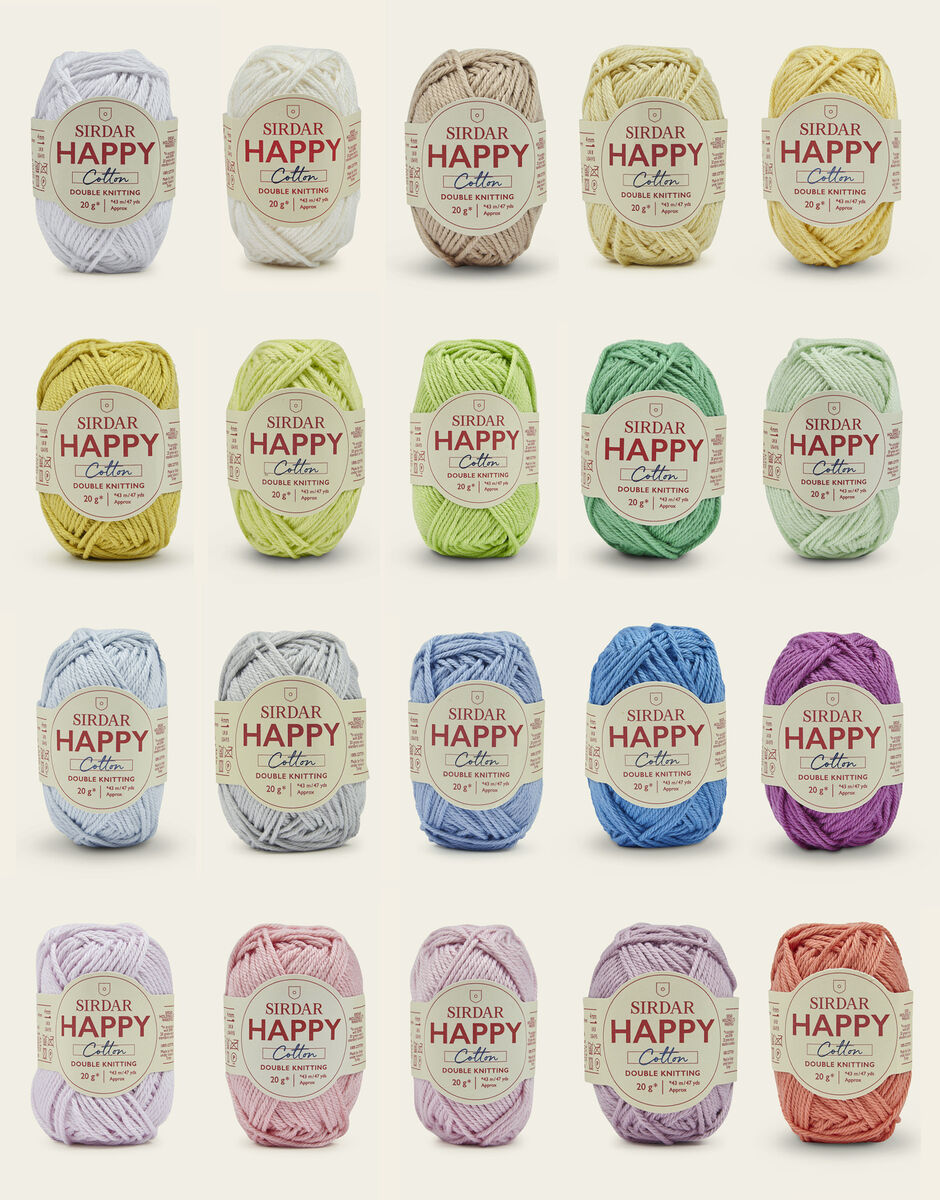 Happy Cotton - 1 (random colored) 50g mini ball